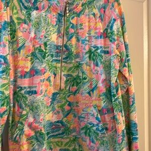 Lilly Pulitzer Multicolor Tropical Print Top